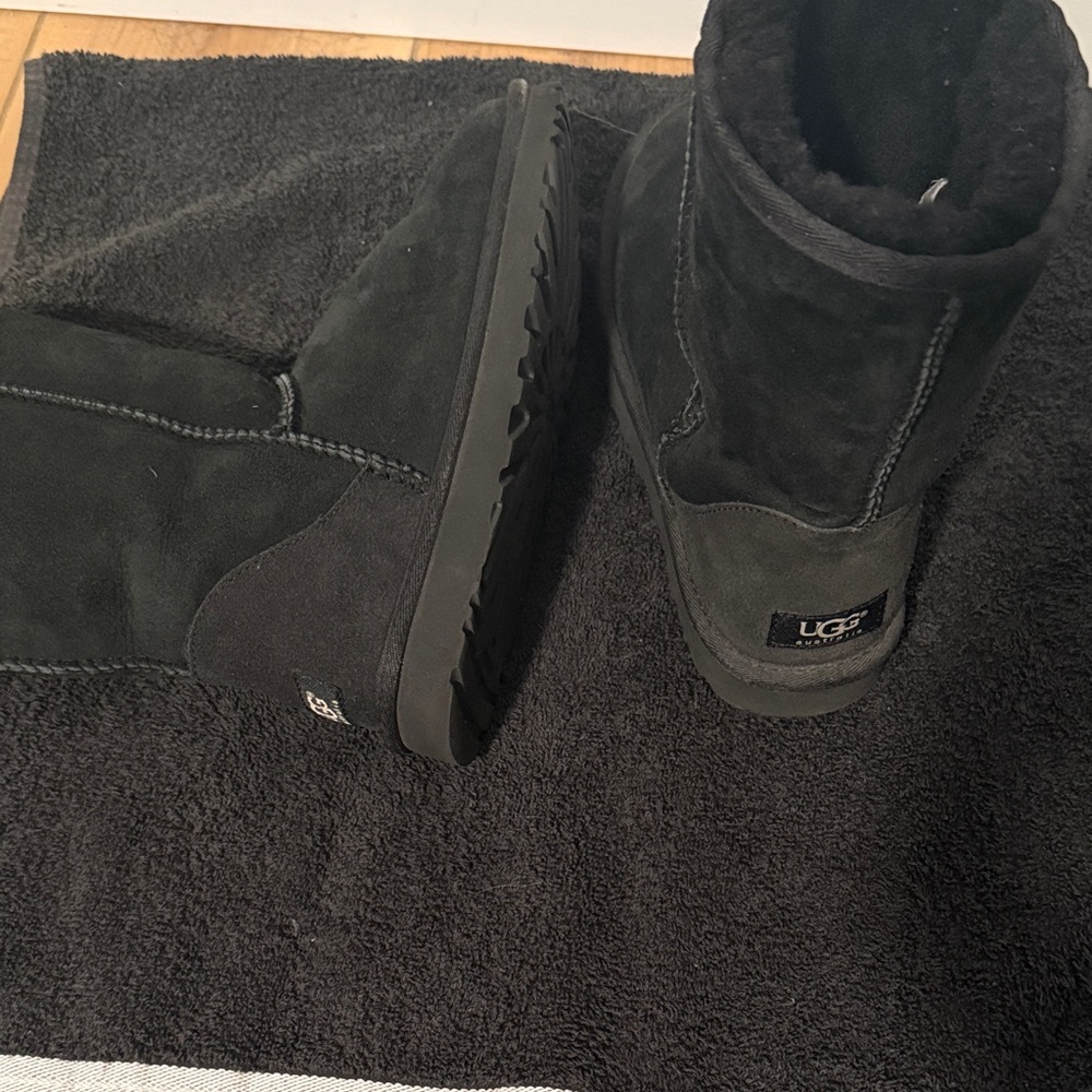 UGG women’s black Suede Boots